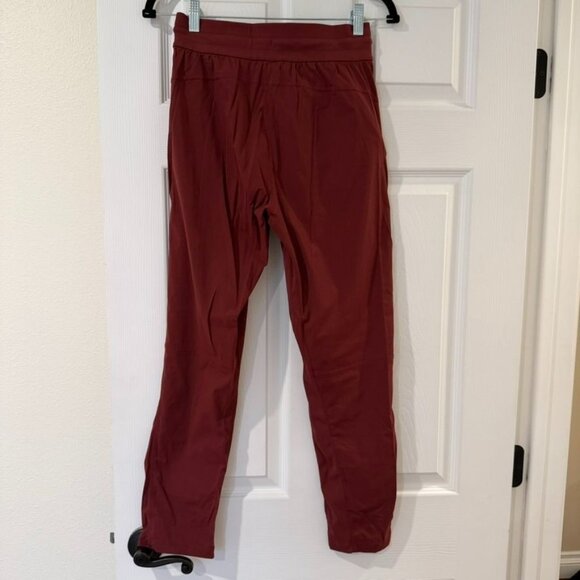 Lululemon Red Merlot Dance Studio Jogger Pants Size 4 - Picture 5 of 7